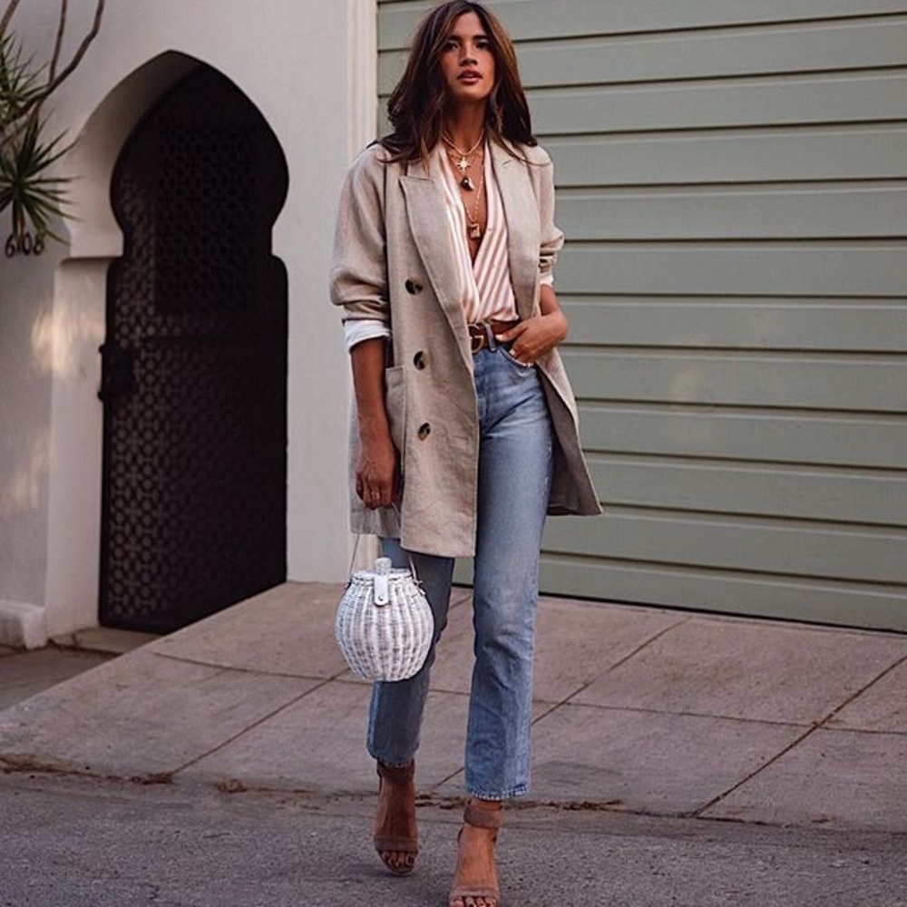 Zara linen coat blazer New with tags